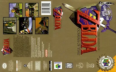 - Legend Of Zelda Ocarina Of Time NTSC N64 Replacement Cover Art + Box Only • £7.99