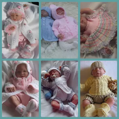 Reborn/Baby  Paper Knitting Patterns Various A5 Booklets • £4.25