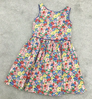 £15 • Buy POLO RALPH LAUREN Girls Dress Floral Multicoloured Sleeveless Age 4T