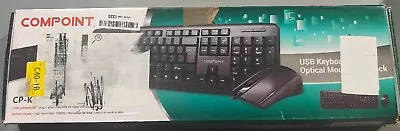 £10 • Buy Compoint CP-KM007 (CP-KM007-W) Keyboard And Mouse