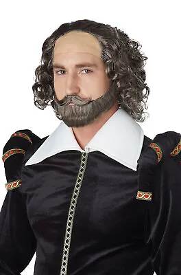 Brand New William Shakespeare Medieval Renaissance Adult Costume Wig • $15.31