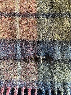 LIBERTY Of London 100% Lambs Wool Scarf Made In Scotland • £18