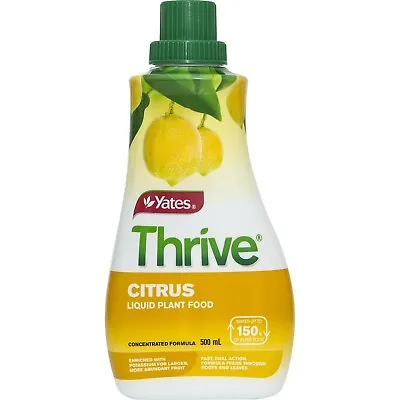 $23.95 • Buy Yates 500ml Thrive Citrus Liquid Plant Food Makes 150L