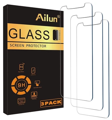 $29.99 • Buy Ailun Glass Screen Protector For IPhone 12 Pro Max 2020 6.7 Inch 3 Pack Case Fri