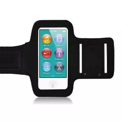 ARMBAND SPORTS GYM WORKOUT COVER CASE ARM STRAP JOGGING For IPod Nano 7th Gen • $11.72