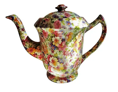 James Kent Du Barry Pattern Chintz Grandville Shape 1 1/2 PintCoffeepot • £75.45