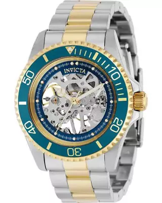 Men's Watch Stainless Steel Invicta Pro Diver Mechanical - Silver - Waterproof • $101.95