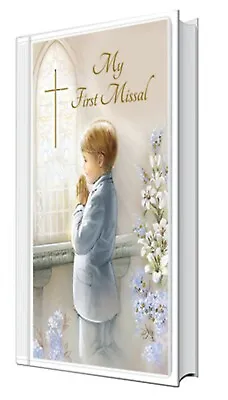 £7.50 • Buy Boy's First Holy Communion My First Missal White Padded Cover Religious Gift New