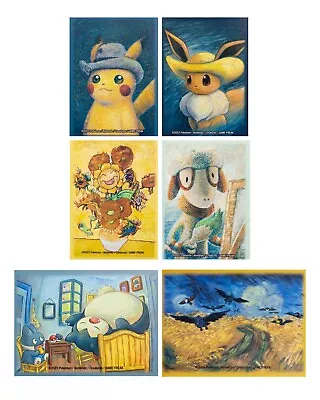 Pokemon X Van Gogh 6x Individual Card Sleeves: NEW 1 Of Each Design  • £3.99