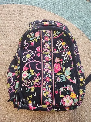 Vera Bradley Floral Backpack Diaper Bag With Changing Pad • $16.99