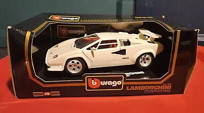Bburago 1:18 Diecast Lamborghini Countach 1988 Vintage Toy Car Classic Rare • $135