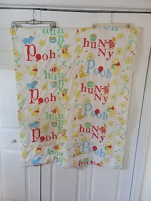 Disney Classic Winnie The Pooh Blanket/Comforter Crib Hunny Heffalump Rare • $32.50