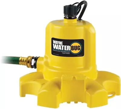 Wayne 1/6 HP WaterBUG Submersible Utility Pump With Multi-Flo Technology • $49.95