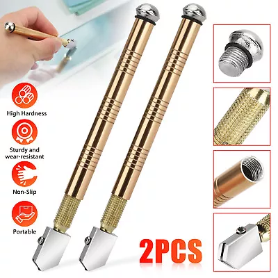 2Pcs Professional Diamond Tip Steel Blade Tiles Glass Cutter Metal Cutting Tools • $8.48