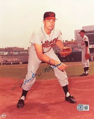 Milt Pappas (Baltimore Orioles)  Signed 8x10 Photo-BAS #AD36568 • $27.99