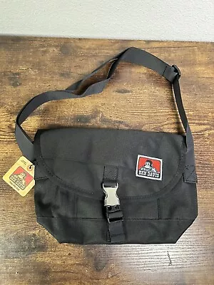 Ben Davis Bag  Messenger Mens Crossbody Shoulder Pack Black NWT • $28.99