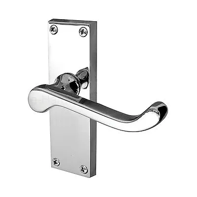 £10.74 • Buy Victorian Scroll Internal Door Lever Handles Lock Latch Privacy Or Bathroom Pair