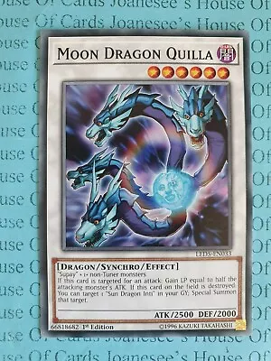 Moon Dragon Quilla LED5-EN033 Common Yu-Gi-Oh Card 1st Edition New • £0.99