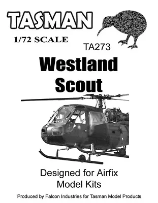 Tasman 1/72 Westland Scout Canopy For Airfix Kits • $8.95
