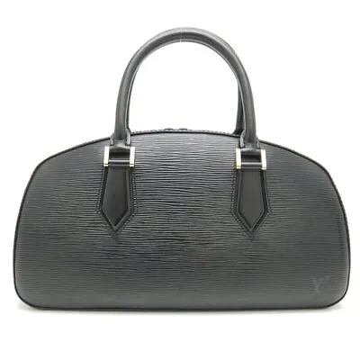 LOUIS VUITTON Epi Leather Handbag Jasmine M52782 Noir/251494 • $571