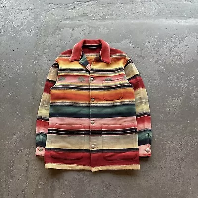 Vintage Polo Ralph Lauren Southwestern Navajo Aztec Serape Jacket Size Small • $700