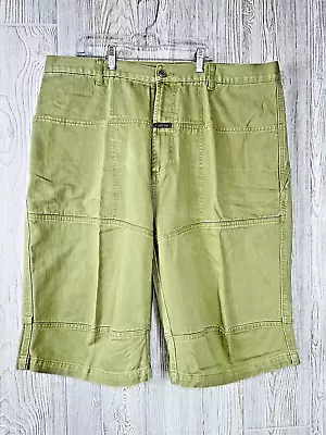 Marithe Francois Girbaud Vintage 90s Mens Green Sz 40 Denim Shorts Baggy Hip Hop • $24.95