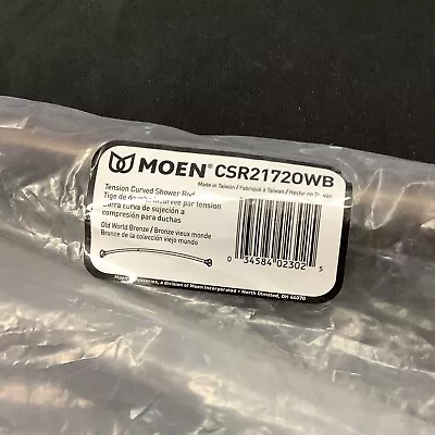 Moen 72 Inch Curved Shower Rod Tension In Old World Bronze CSR2172OWB C1 • $49.99