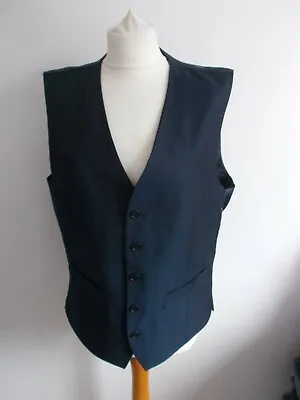 Men's Karl Jackson Blue Mix V Neck  Waistcoat Vest  Size 40 • £13.95