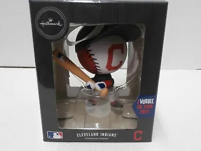 Hallmark MLB Cleveland Indians Wobble Ornament - Batter - New - B11 • $14.49