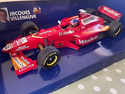 JACQUES VILLENEUVE MINICHAMPS 1/18 WILLIAMS  FW 20 Winfield Added Sponsor Logo • £120