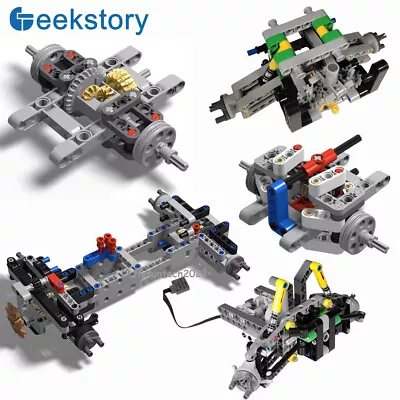 MOC Technic Building Blocks Wheel Rear-drive Differential Front Wheel Steering • $22.72