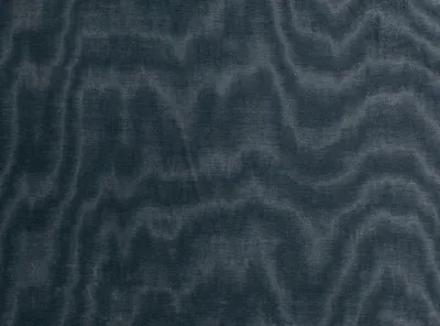 Zinc Textiles Printed Moire Upholstery Fabric - Jacopo Midnight 1.10 Yd Z370/12 • $93.50