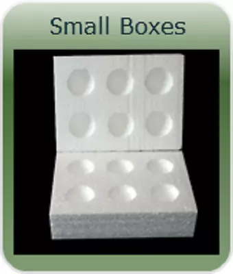 £17 • Buy 10 X 6 Hole Small Polystyrene Egg Boxes Hatching/incubation Chicken