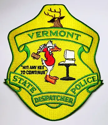 Vermont State Police Dispatcher Novelty Patch - FREE US SHIPPING! • $7.50