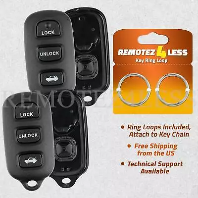 2 For 1997 1998 1999 Lexus ES300 Remote Shell Case Car Key Fob Cover • $7.95