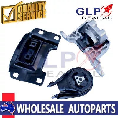 Left + Right + Rear Engine Mount Set For Ford Focus LS LT LV LW 2.0L 2005-2011 • $95