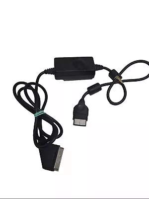 Microsoft Xbox Original Official Advanced Rgb Scart Tv Av Lead Cable Optical Out • £29.99