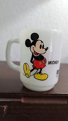 Vintage Anchor Hocking MICKEY MOUSE Pepsi Collector Series Glass Coffee Mug Cup • $4