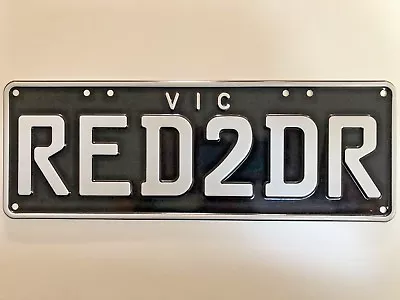 Personalised Number Plates Suit Ford Mustang - ( Red2dr ) Red2door Coupe  • $450