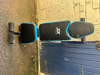 £35 • Buy HOMCOM A91-062 Foldable Exercise Bench With 6 Levels Adjustment - Black/Red