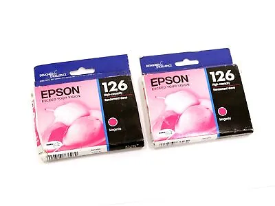 2x Epson 126 High Capacity Magenta Ink Cartridge For Epson NX330 - EXP 2017 • $23.99