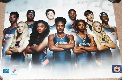 2016 Auburn Tigers Track & Field  Fearless  Team Promo Poster - KSO Domino's • $19.99