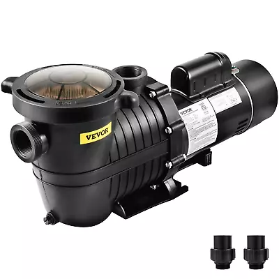 VEVOR Pool Pump 1.5HP 230V Variable Dual Speed Pumps 1100W For Above Ground Poo • $178.99