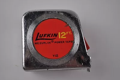 Vintage Lufkin Rule 12 Ft. Tape Measure Y12 Made In USA • $14