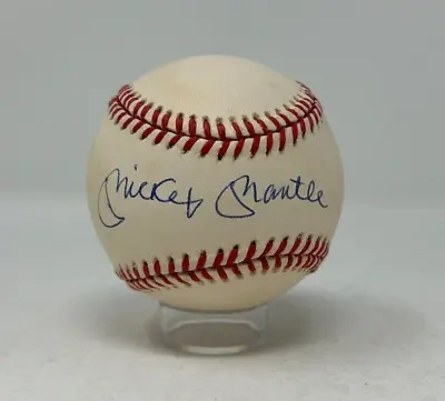 Mickey Mantle Signed Rawlings Official AL Baseball PSA LOA 795 Moderate Toning • $799.99