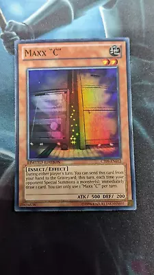 YUGIOH Super Rare Maxx  C  Limited Edition CT09-EN012 • $18.34