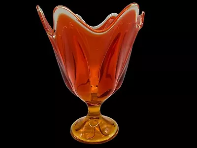 Viking Vintage 6 Pedal Amberina Vase • $65