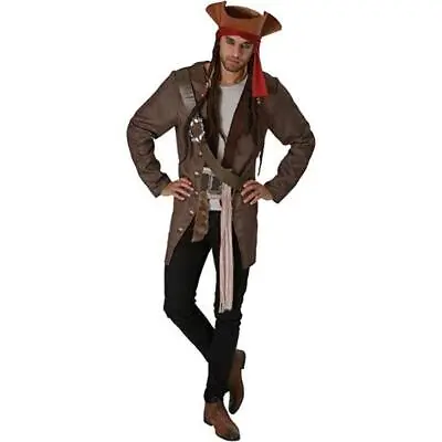 Rubie's Disney Pirates Of The Caribbean Jack Sparrow Men's Fancy Dress Costume • £38.99