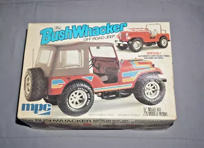 Vintage 1/25 Mpc The Bushwacker Off Road Jeep Model Kit Unbuilt Complete • $32.99