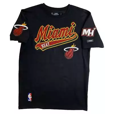 Men PRO STANDARD Miami Heat Script Tail Sj T-Shirt • $50